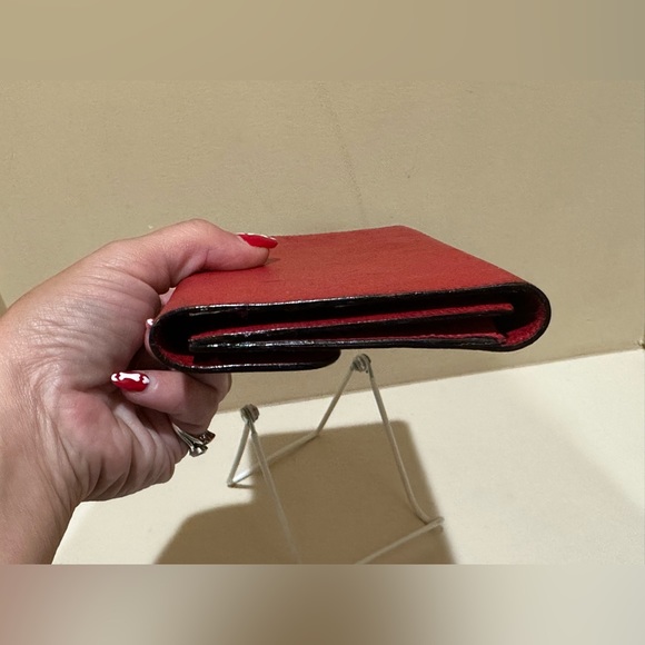 Vintage Gucci 1955 Red Pebbled Leather Long Wallet - Picture 5 of 14